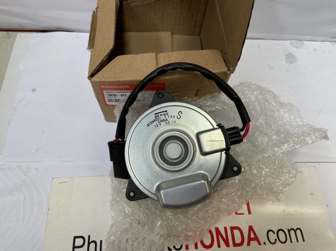 Mô tơ quạt làm mát dàn nóng xe Honda CRV 2018 đến 2022